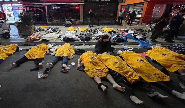  Al menos 153 muertos y más de 150 heridos en un festival de Halloween en Corea del Sur