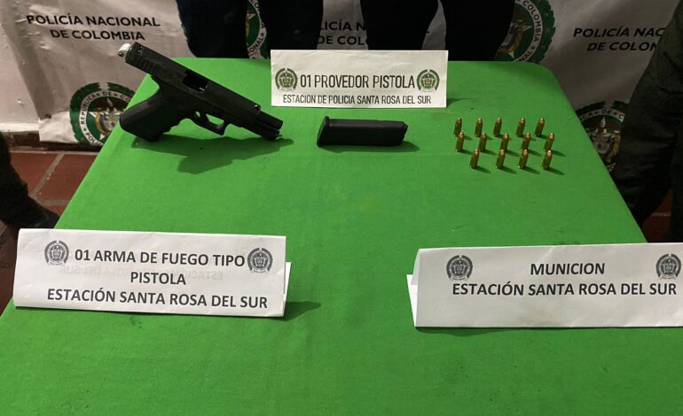  Capturados en Santa Rosa alias “Jhon” y alias “Deivi” mientras pretendían cometer homicidios en el municipio