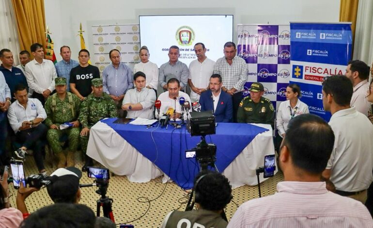  #Atención | Consejo Regional de Seguridad en Santander, punto clave: lucha contra la delincuencia.